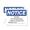 Signmission Posted No Trespassing Land Is Leased For OSHA Notice Sign, Plastic, 10in W x 7in L, 2PK OS-2PACK-NS-P-710-L-17726 - alternate 1